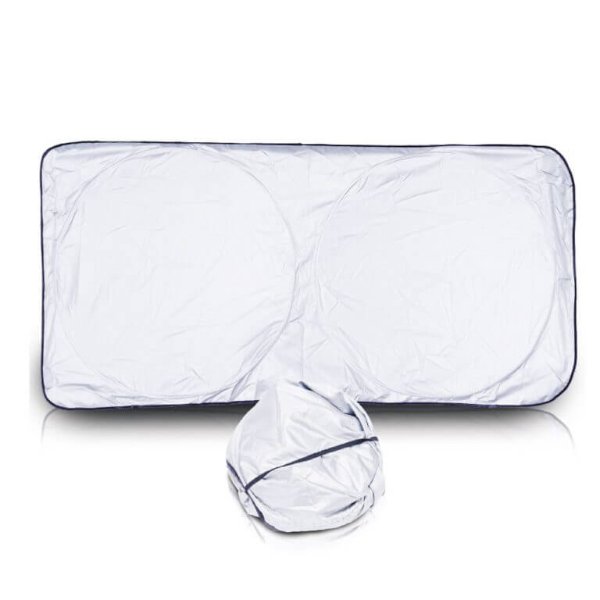 וילון שמש מתקפל לשמשה קדמית לרכב בעיצוב משקפיים, 150×70 ס״מ